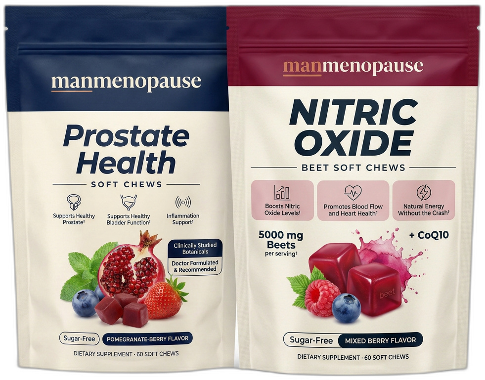 ManMenopause Prostate + NO Bundle