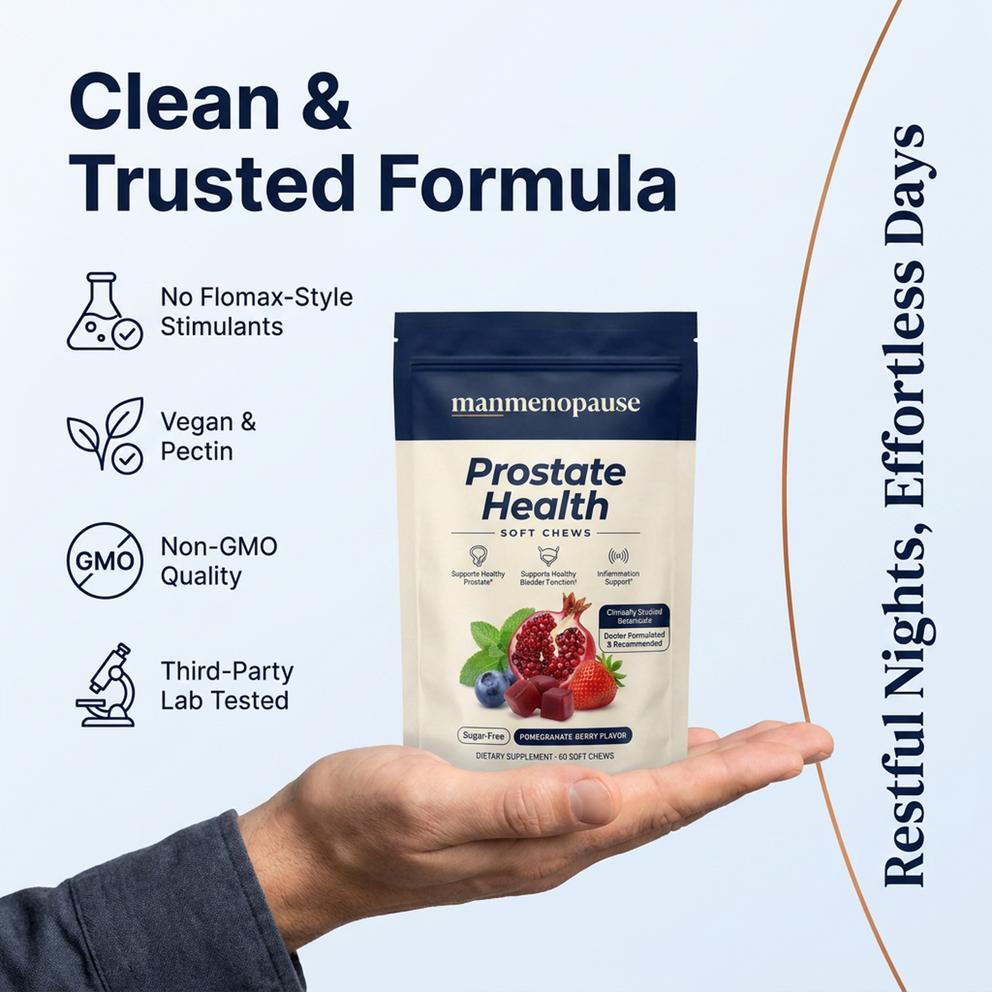 Clean & Trusted Formula — 4 trust marks