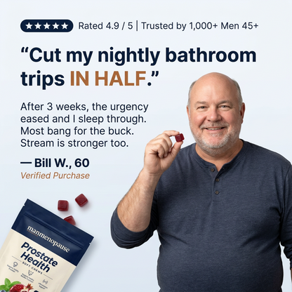 Cut my nightly bathroom trips in half — Bill W. testimonial