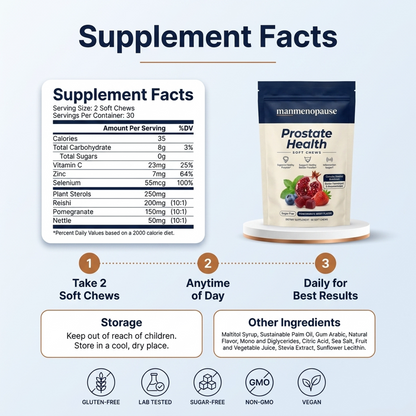 Supplement Facts + How To Use + Cert Marks